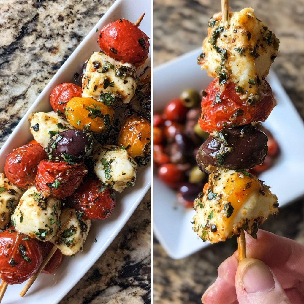 Antipasto on a Stick Skewers