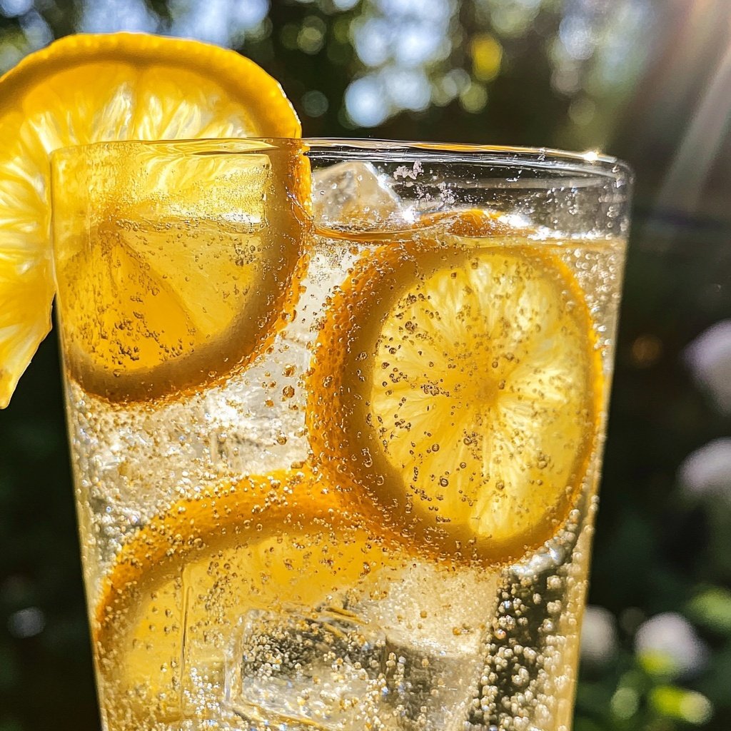 Meyer Lemon Fizz Mocktail