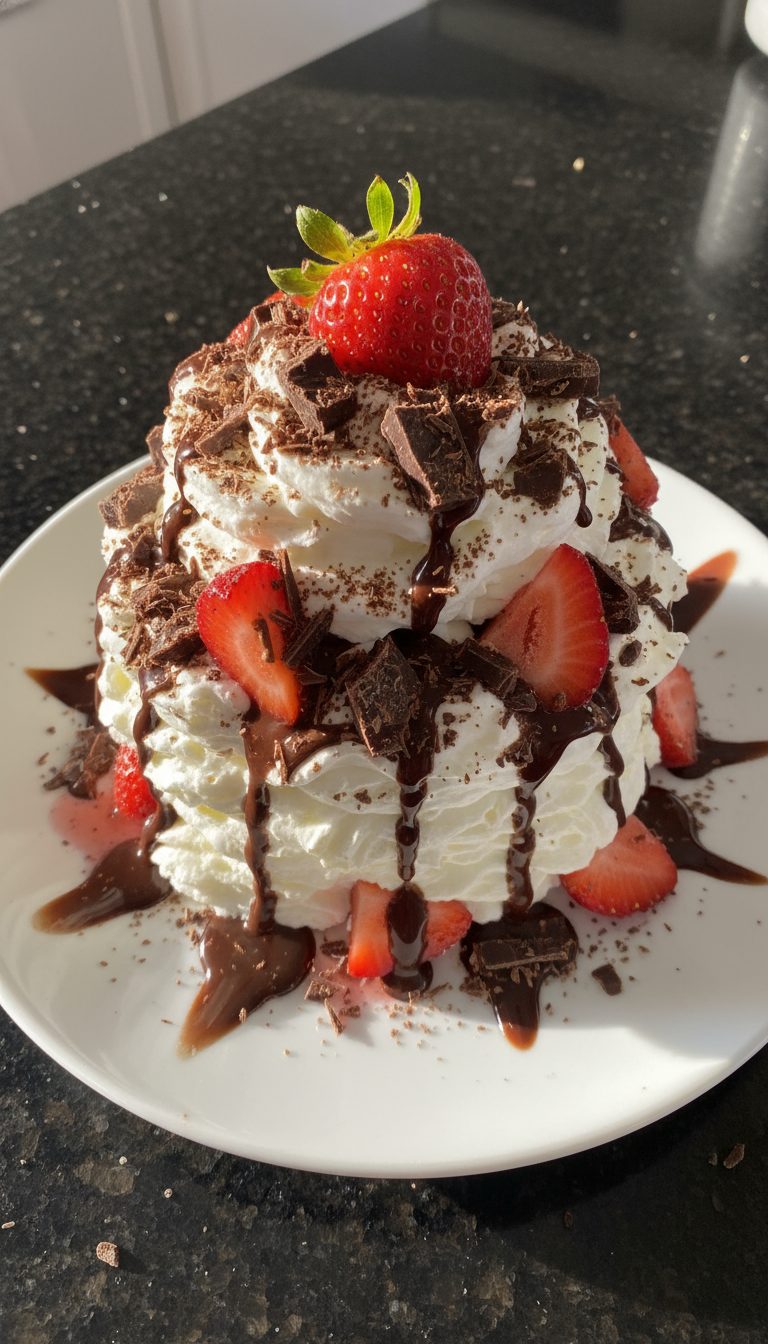 Chocolate Strawberry Whipped Cream Dream