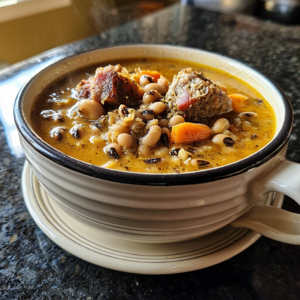 Black Eyed Peas Smoked Ham Hocks