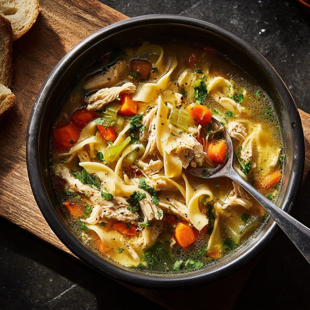 Hearty Chicken Noodle Soup