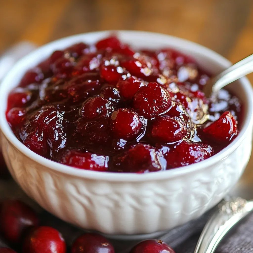 Tasty Christmas Cranberry Sauce