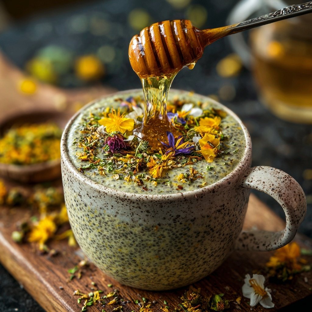 Chia Dandelion Power Pudding