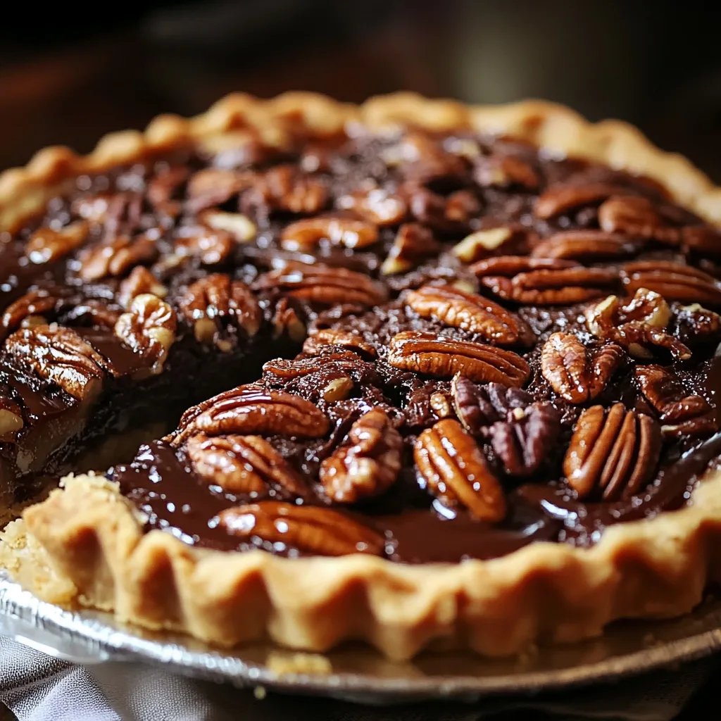 Texas Chocolate Pecan Pie