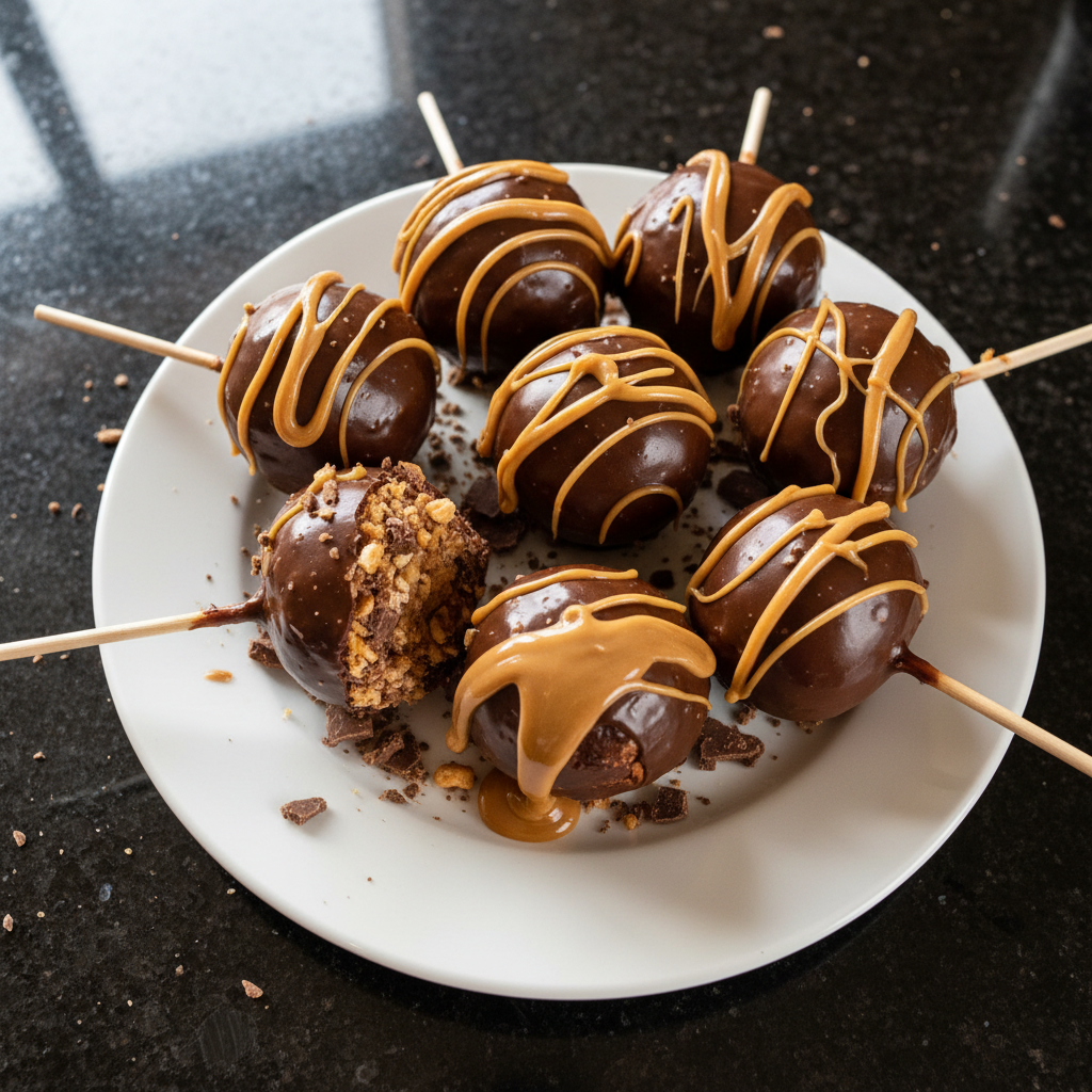 Homemade Reese's Cake Pops