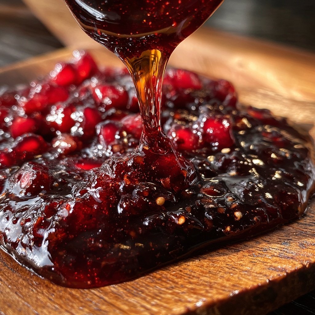 Pomegranate Balsamic Glaze for Holiday Roasts​