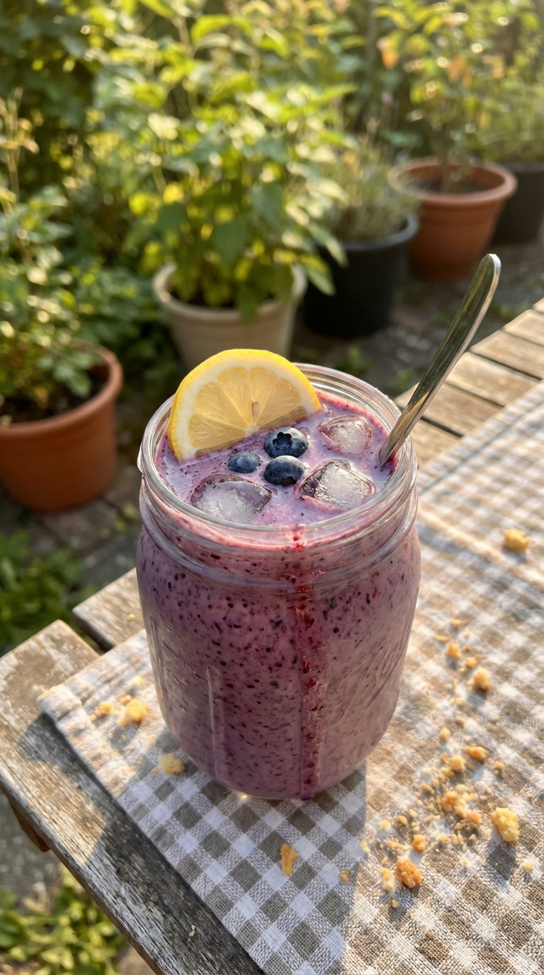 Refreshing Lemon Blueberry Smoothie