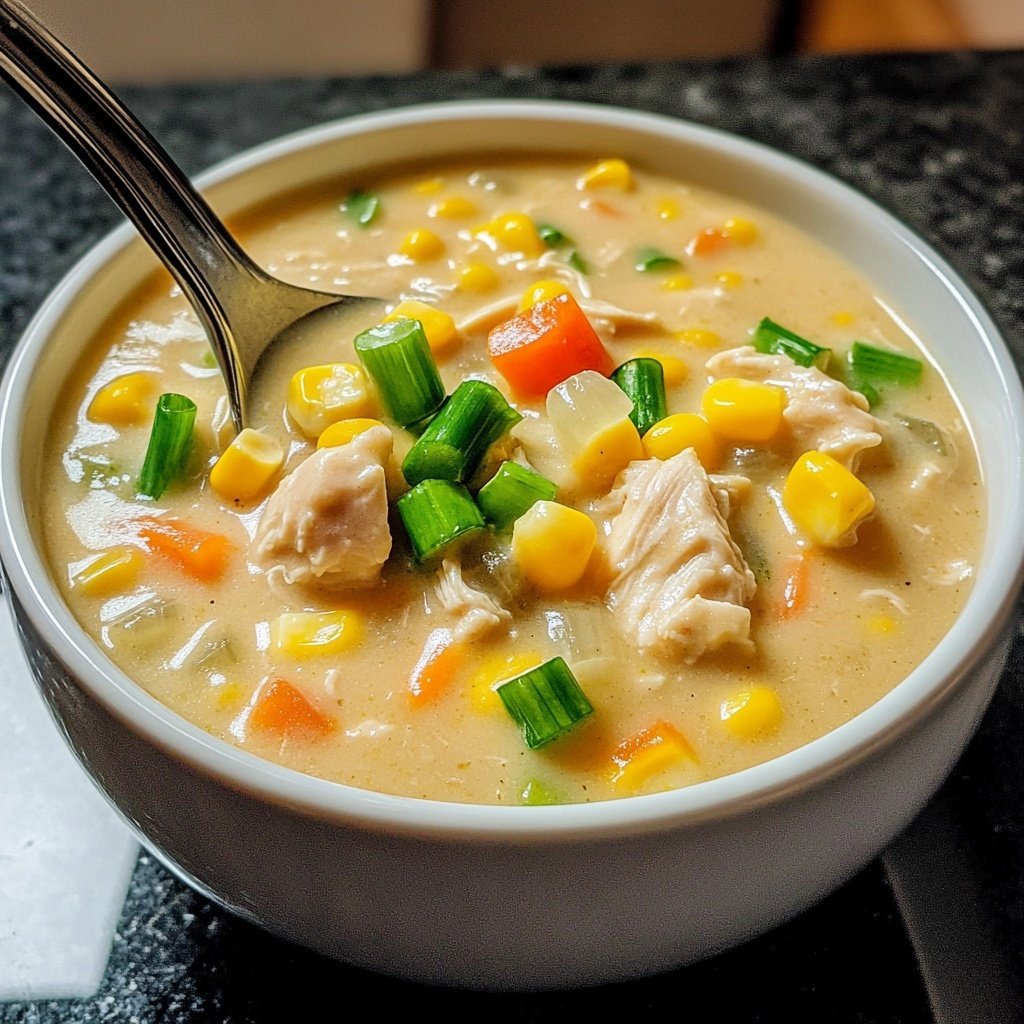 Crockpot Chicken Corn Chowder