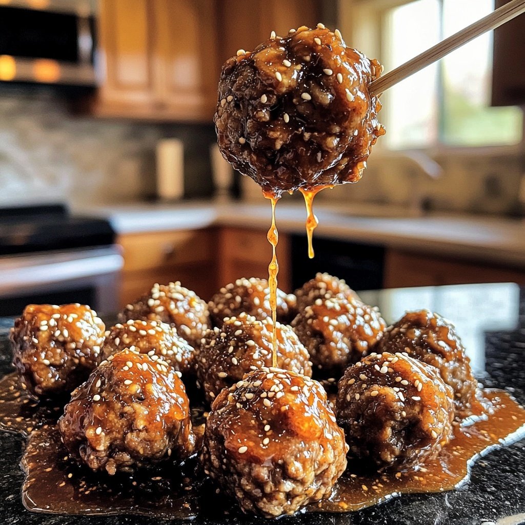 Korean BBQ Meatballs
