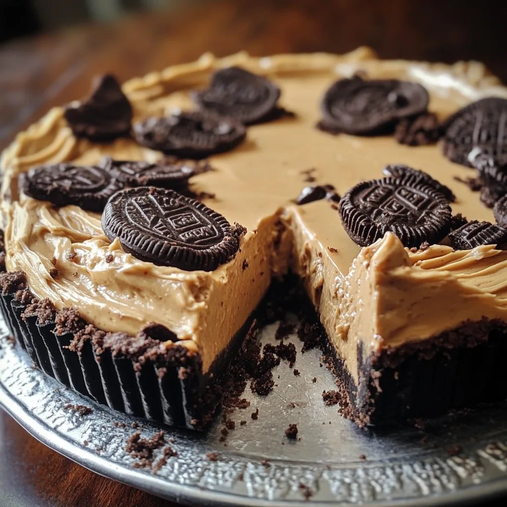 Peanut Butter Pie with Oreo Crust
