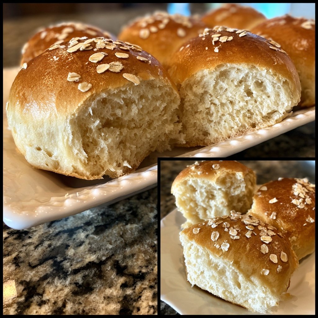 Oatmeal Dinner Rolls