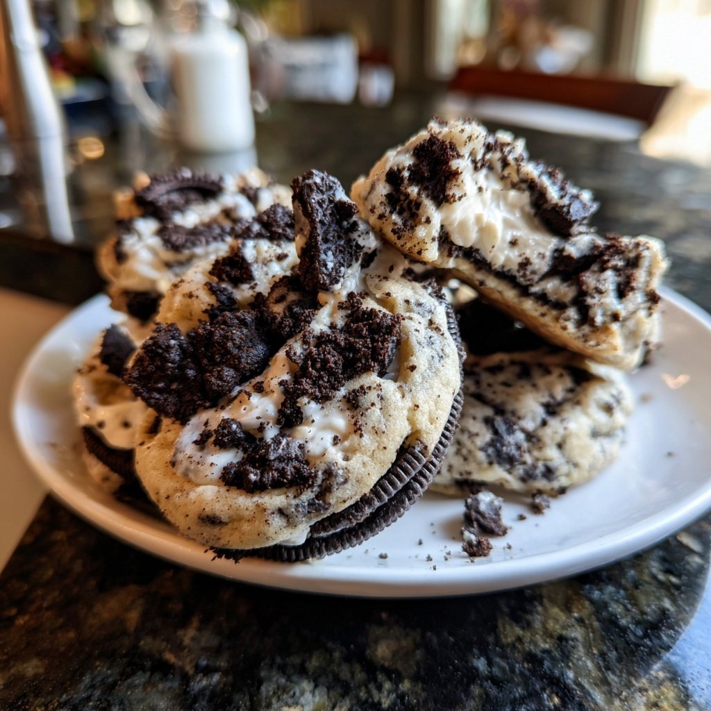 Cake Mix Oreo Cookies