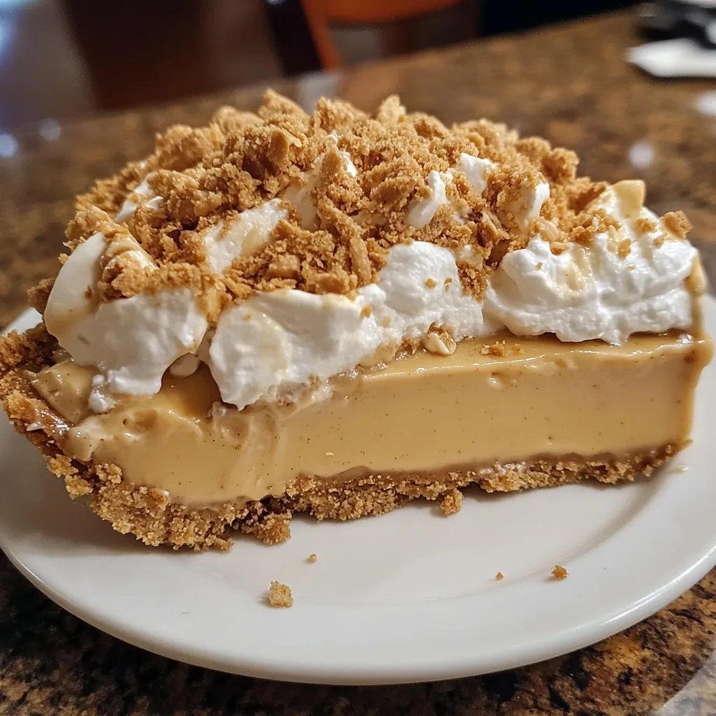 Amish Peanut Butter Cream Pie