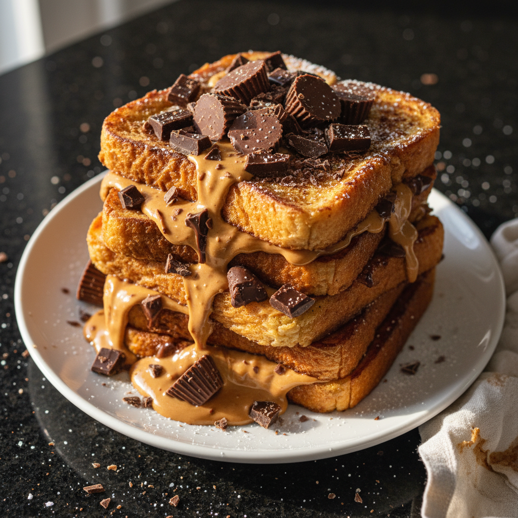 Peanut Butter Cup French Toast