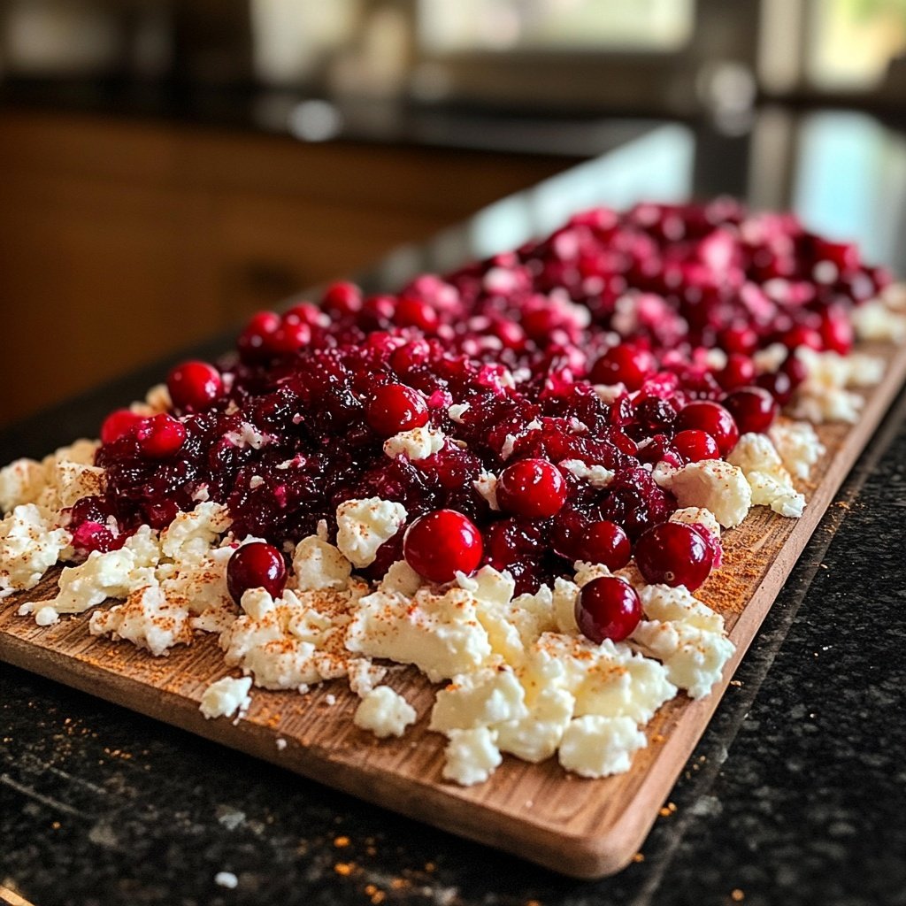 Five-Spice Cranberry Relish with Goat Cheese