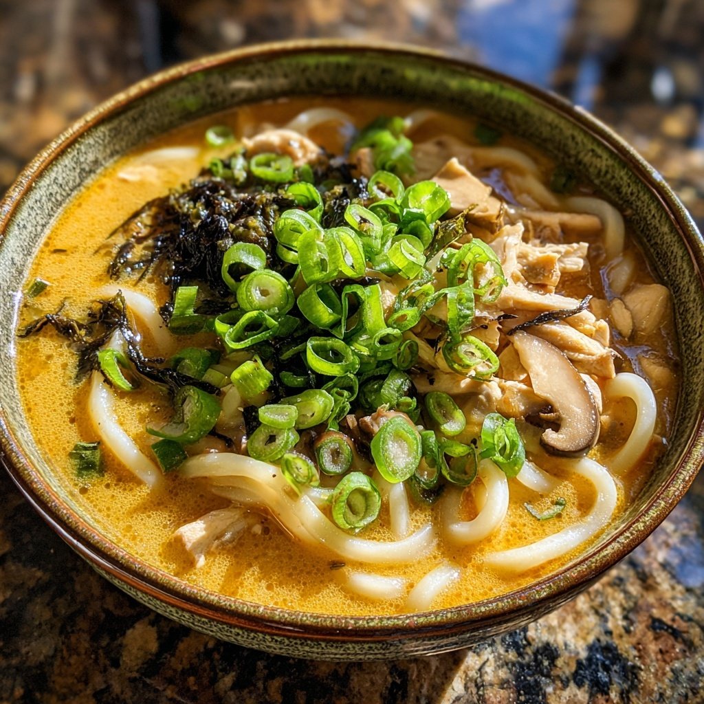 CREAMY MISO UDON SOUP