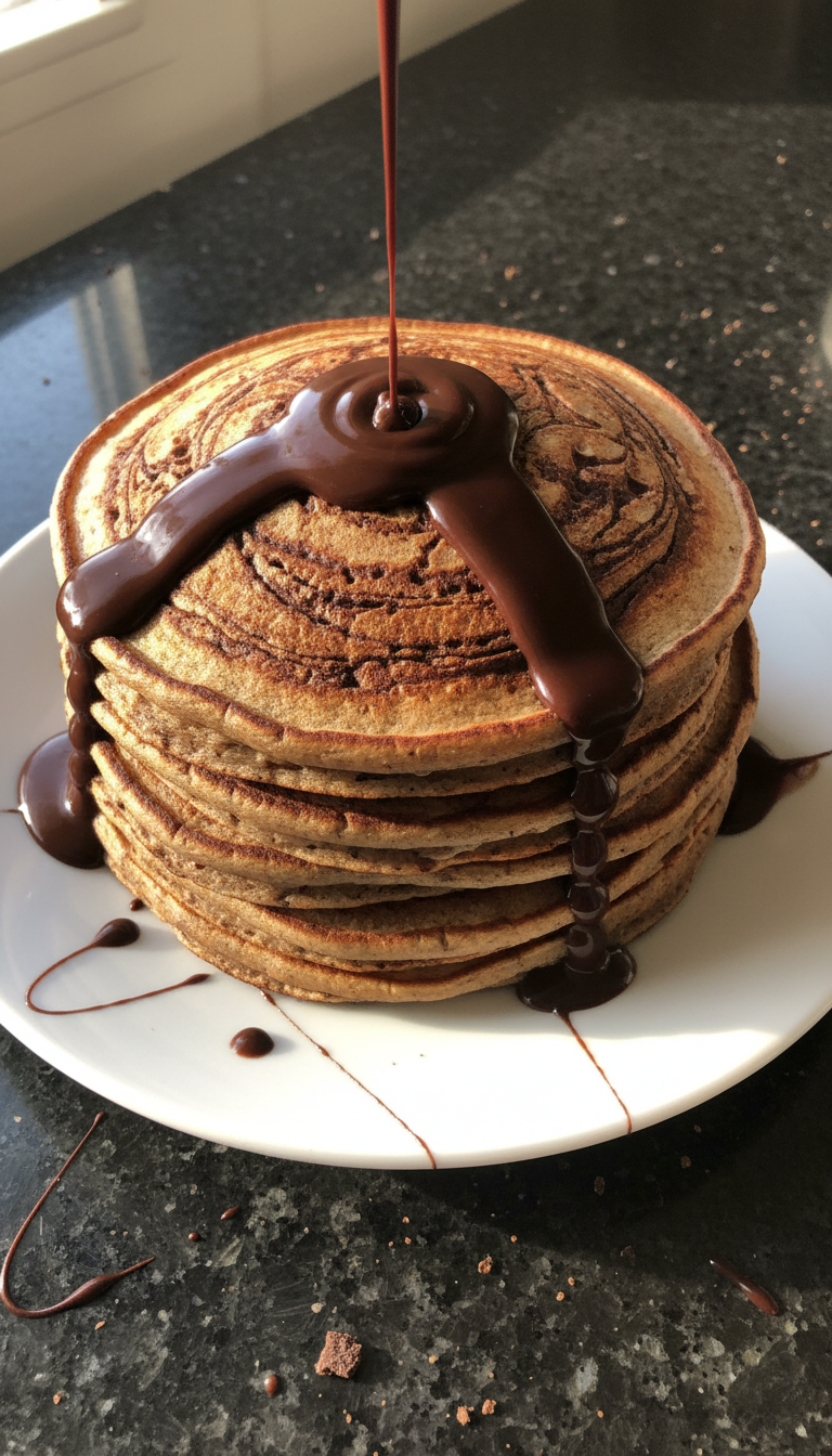 Chocolate Swirl Pancakes