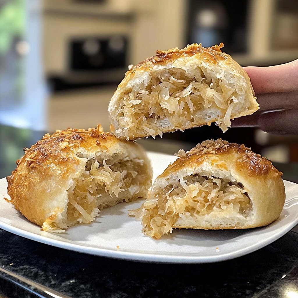 Sauerkraut Stuffed Rolls